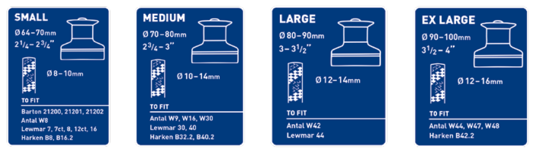 Barton Marine Coppia Wincher Ø Mm.90/100