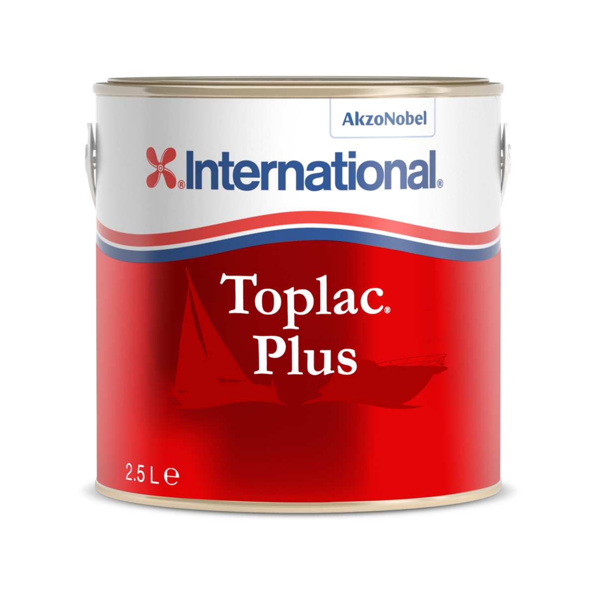 International Toplac Plus Vernice per barche - bianco 545, 2500ml