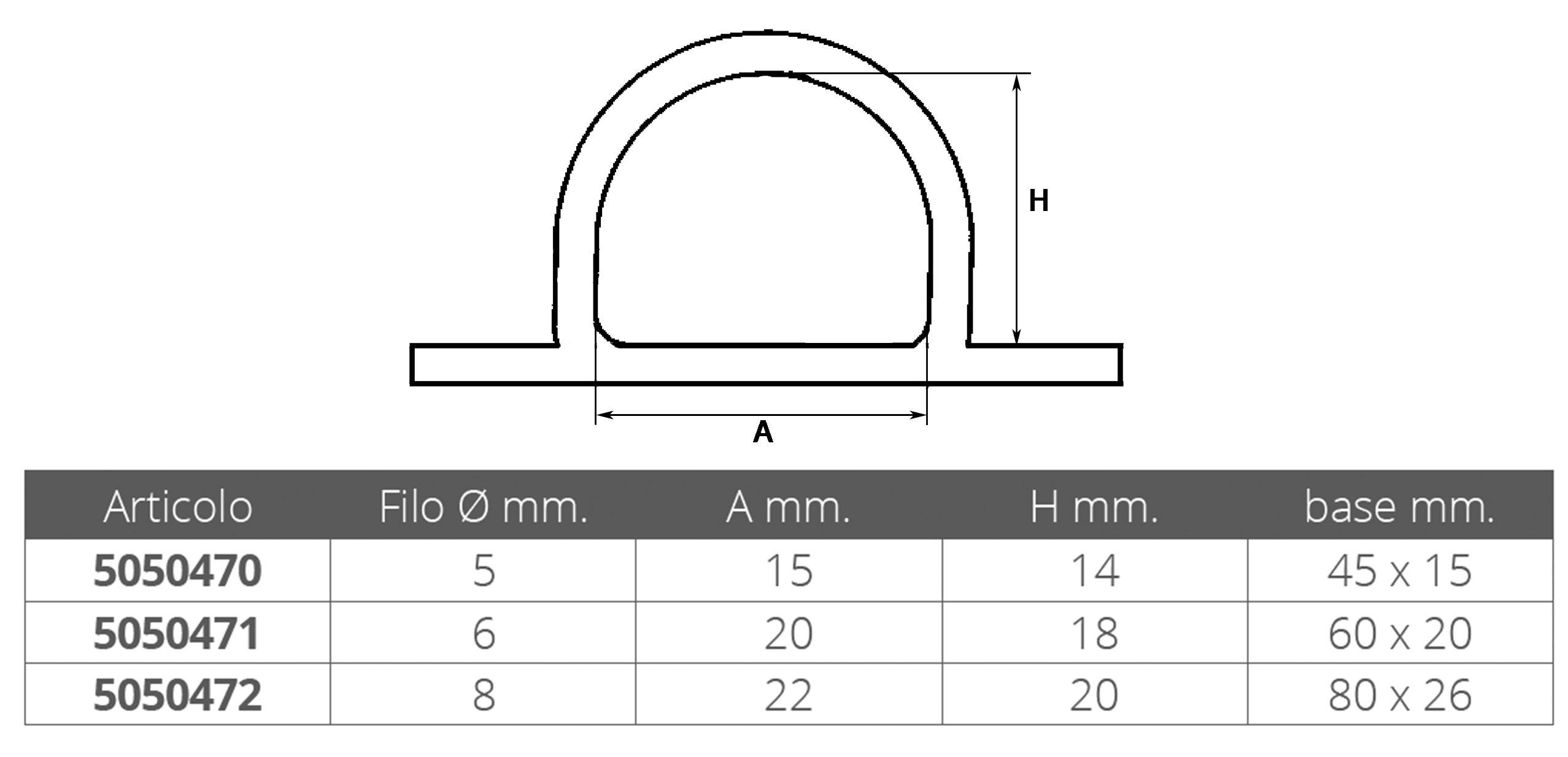 U.K Sumar Marine Equipment Co.,LIMI Piastra Inox Mm.80