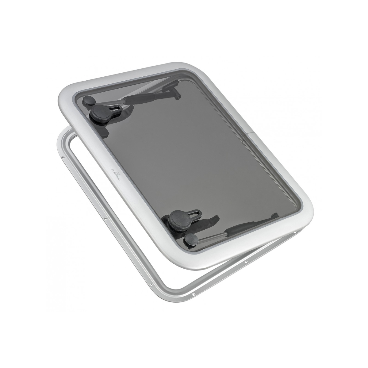 Plastimo Portello di coperta in alluminio/acrilico 320x320 mm