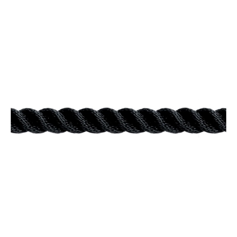 Cima ritorta nera ø mm.24 mt 100