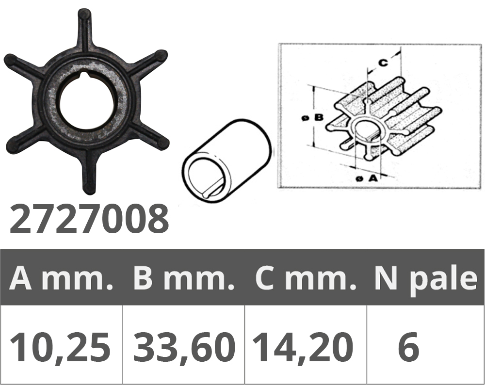 Finnord Girante Mercury 2t Tohatsu 2/4t