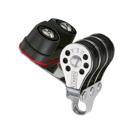 Harken bozzello Micro 22 mm - triplo con strozzatore