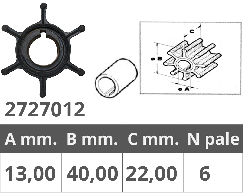 Finnord Girante Yamaha-Mercury 2/4t 8-15 Hp
