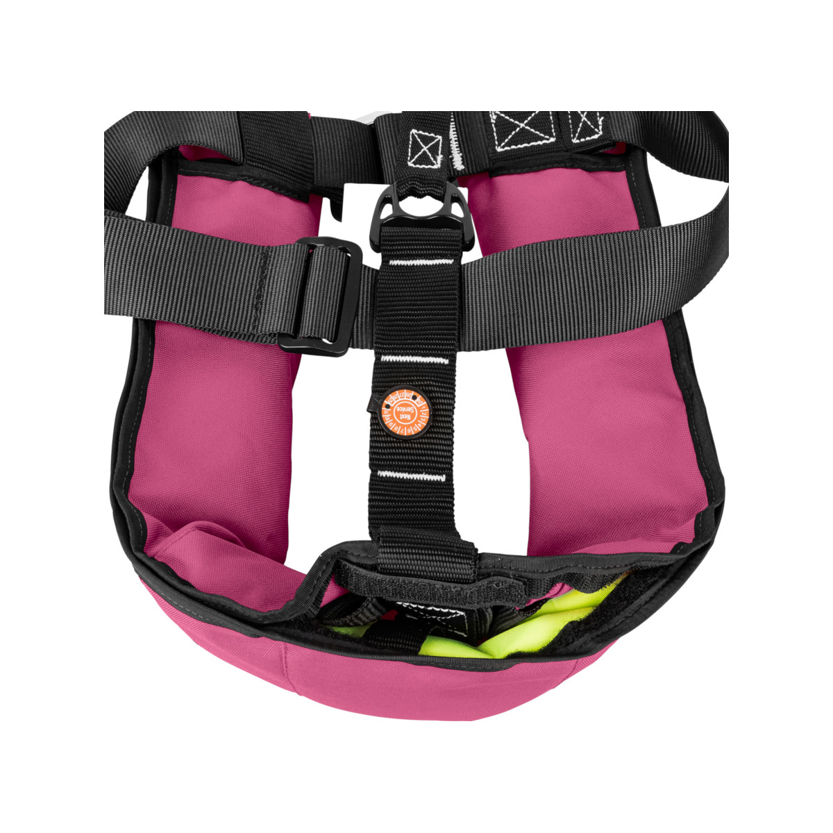 12skipper gilet automatico per bambini 150N ISO con imbragatura, rosa