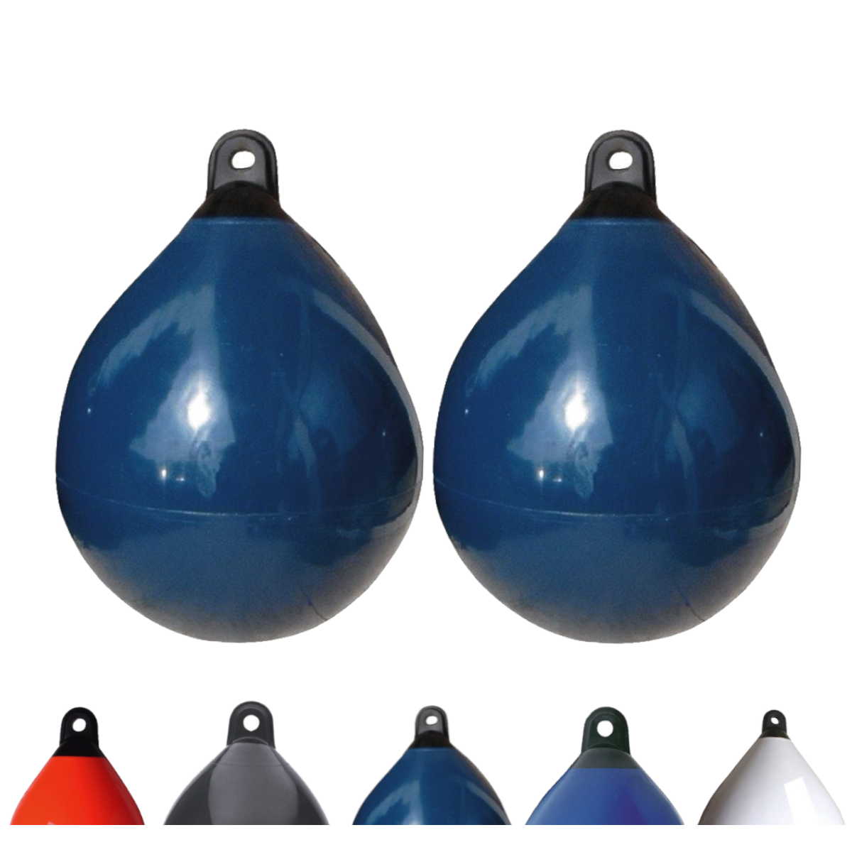 Set di 2 parabordi a sfera Majoni diametro 55 cm, navy