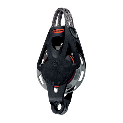 Ronstan bozzello Orbit serie 40 RT - singolo con anello e arricavo, automatico