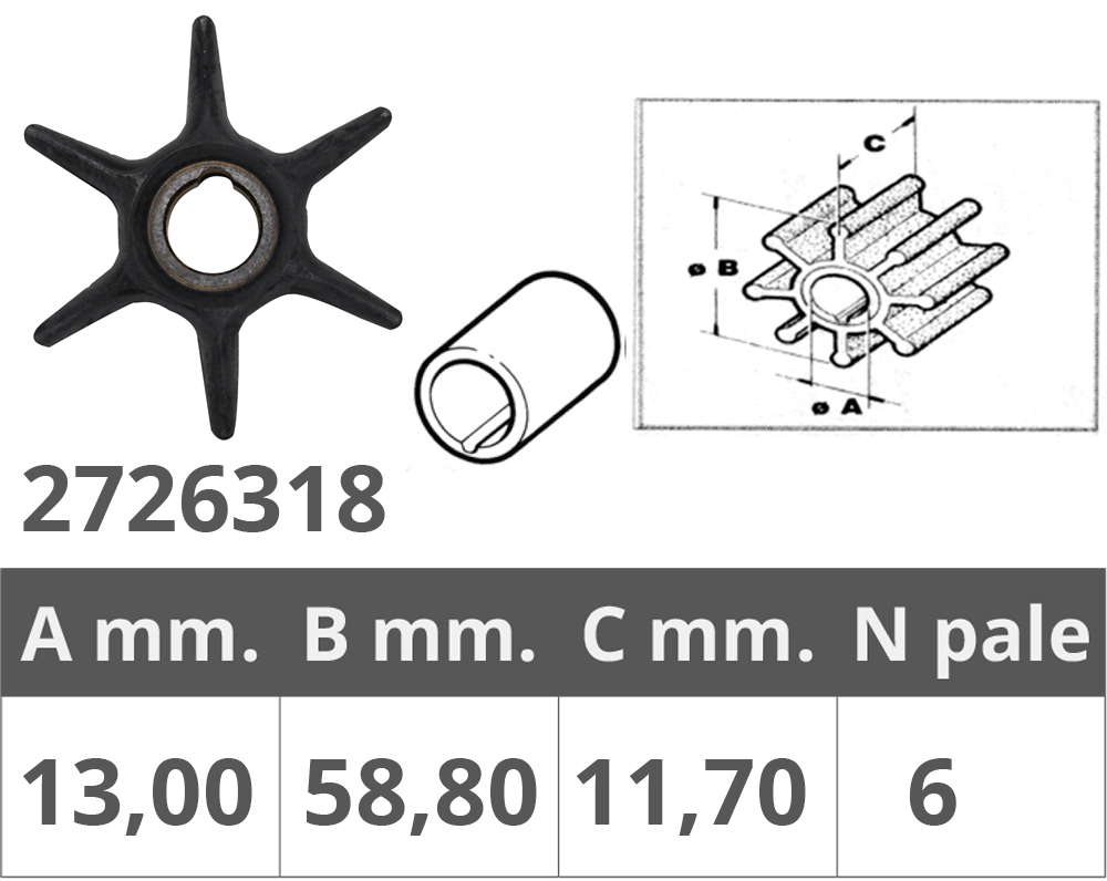 Finnord Girante Mercury 4t 9,9-15 Hp