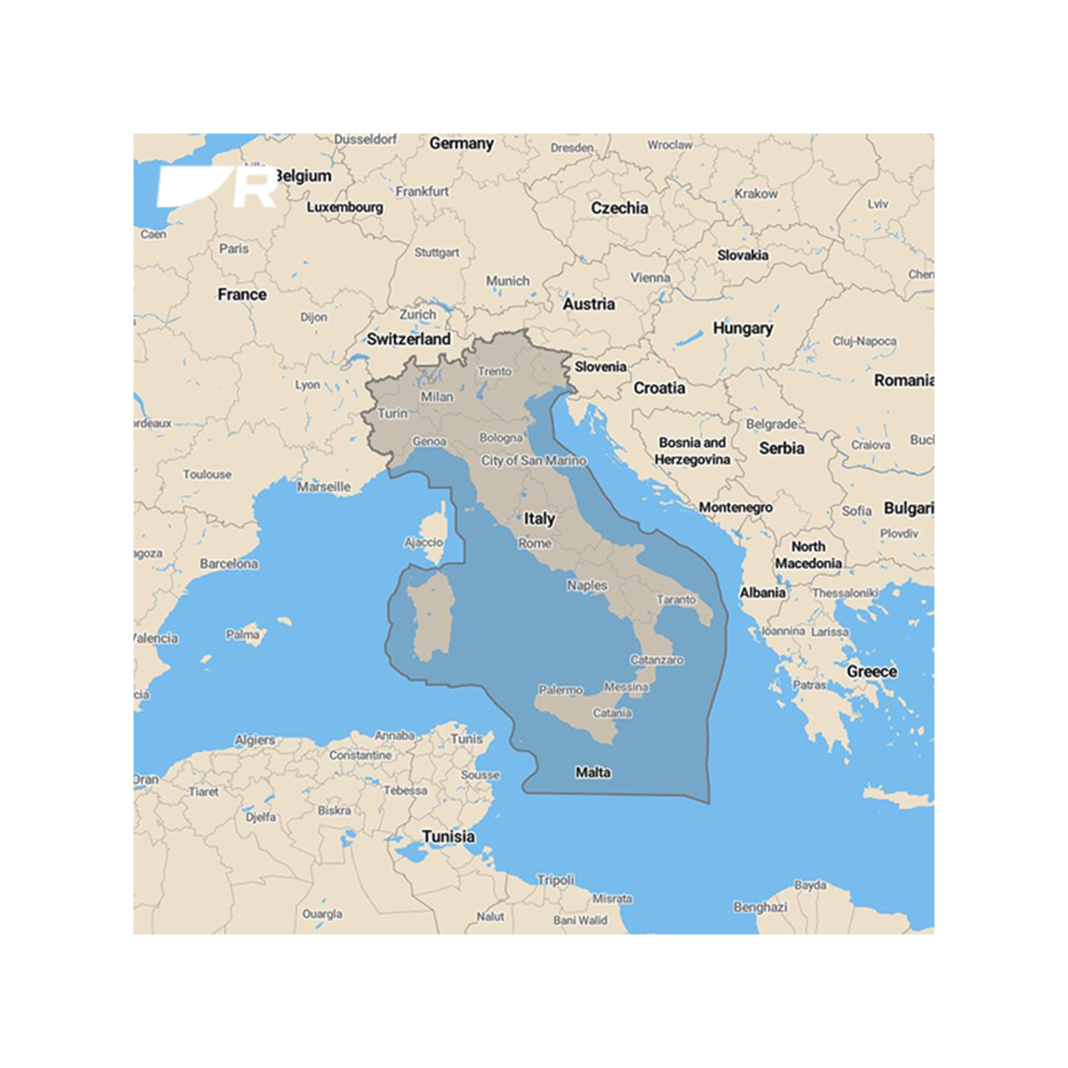 Raymarine Lighthouse Cartografia Italia