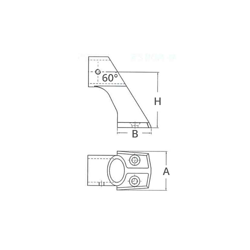 Centrale acciaio inox 316 ø mm.22