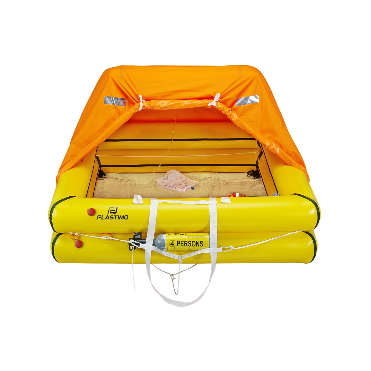 Plastimo Cruiser Orc Zattera di salvataggio, 4 pers., con.