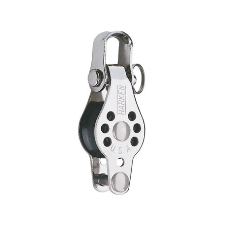 Harken bozzello Micro 22 mm - singolo con grillo e arricavo