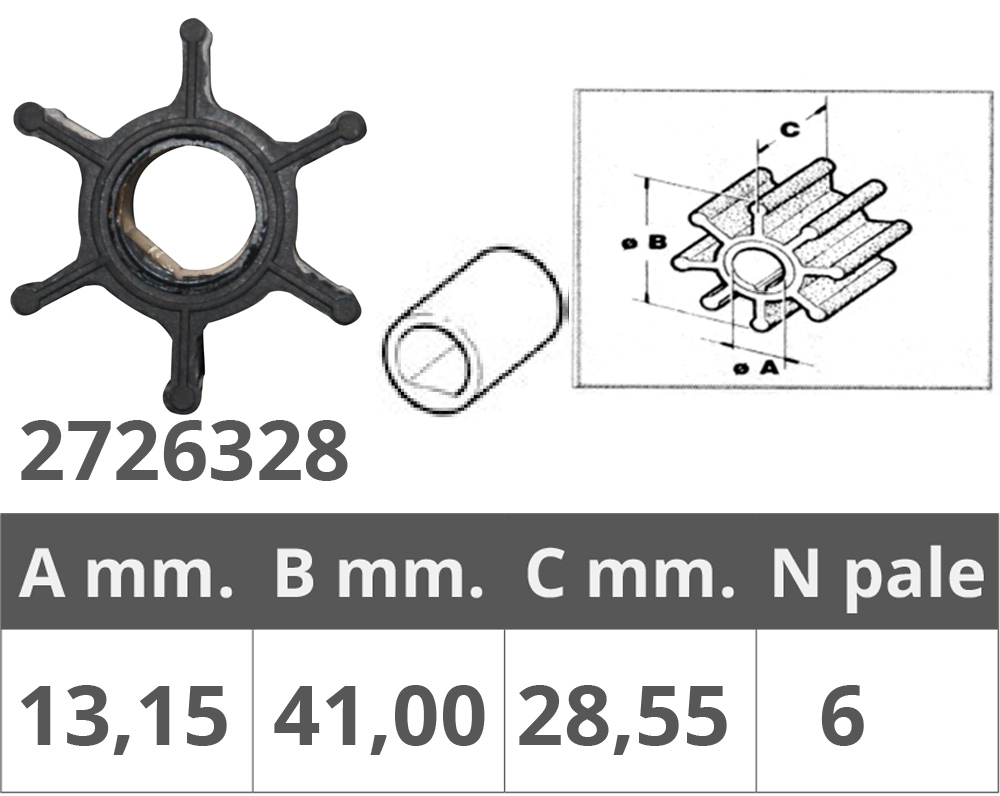 Finnord Girante Honda 4t 5-7,5-8-10 Hp