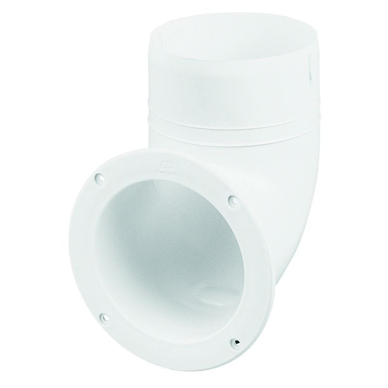 Plastimo Raccordo per tubi flessibili curvo diametro 4 pollici