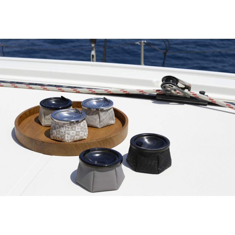 Marine Business Posacenere windproof rattan nero