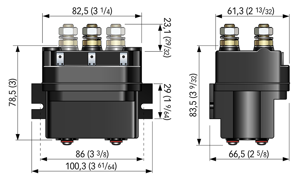 Quick Teleruttore 3 Terminali 24v