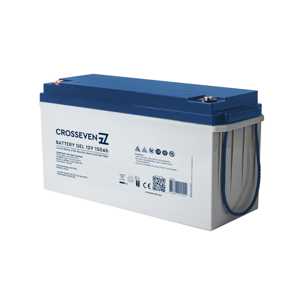 Crosseven Batteria GEL 12V 150Ah