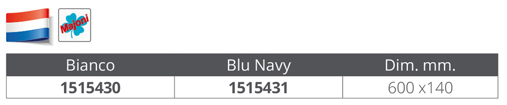 Majoni Bow Fender Blu Navy Mm. 600 X 140
