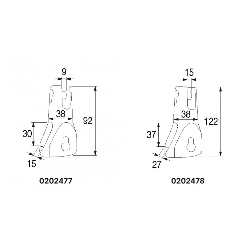 Douglas Marine Giunto inox 316 girevole ø mm.6-8