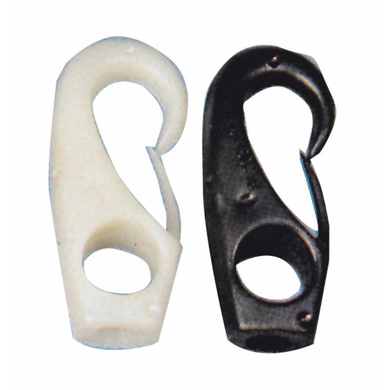 Nuova Rade Moschettone nylon bianco ø mm.10