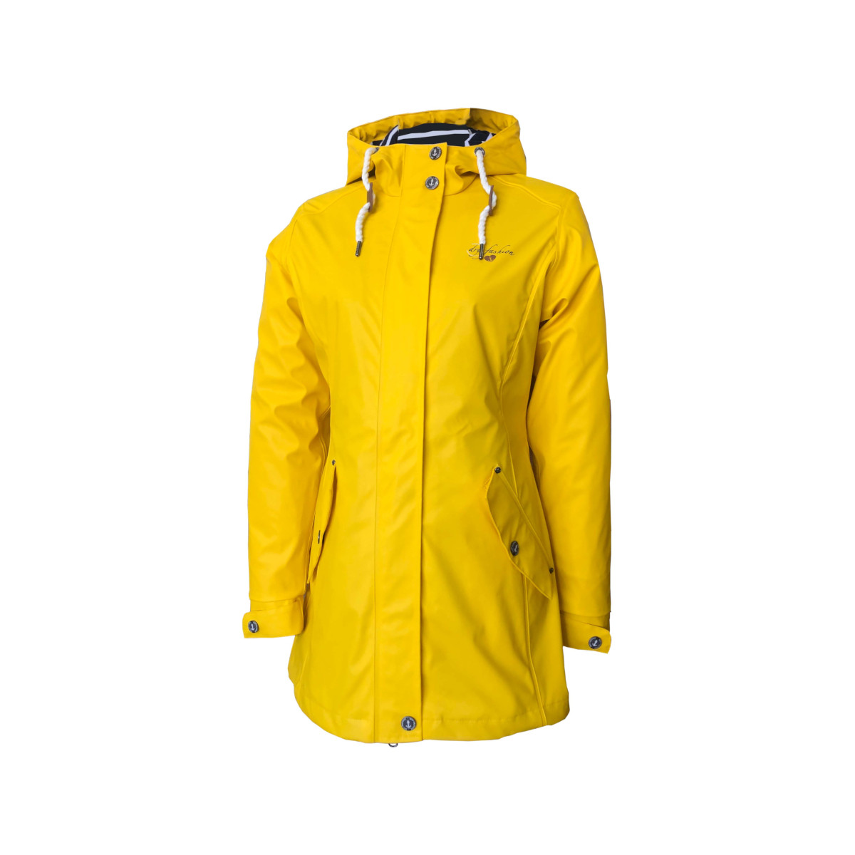 Dry Fashion Impermeabile Kiel Donna giallo, taglia 44