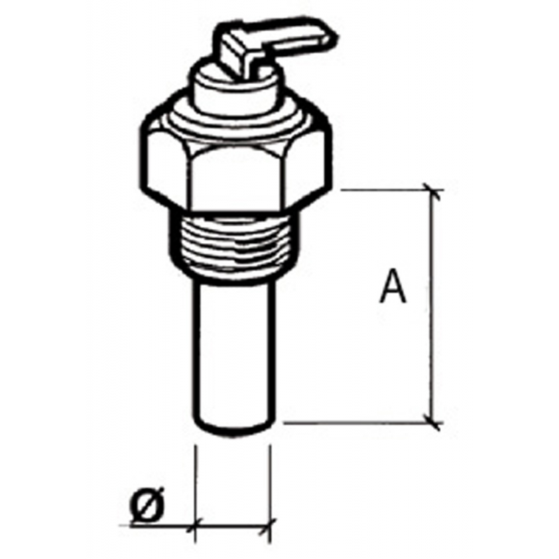 Vdo Sensore temperatura olio m14x1,5