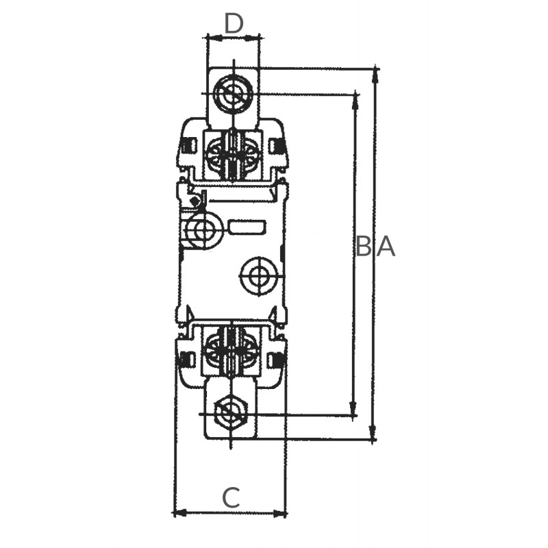 Portafusibile per 630 amp