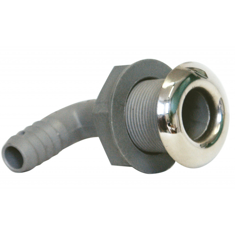 Marine Town Scarico pvc/inox curvo ø mm. 25