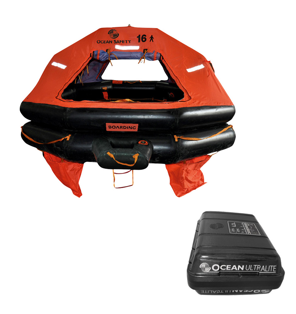 Ocean Safety Zattera In Carbonio Solas Pack 16p