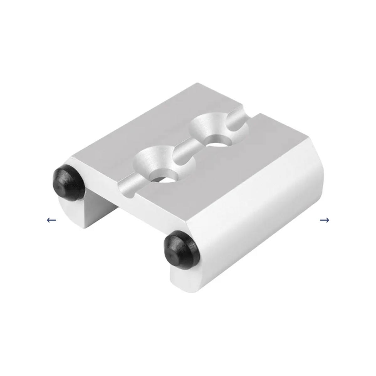 Ronstan S30 End Stop, alluminio, 65mm x 76mm