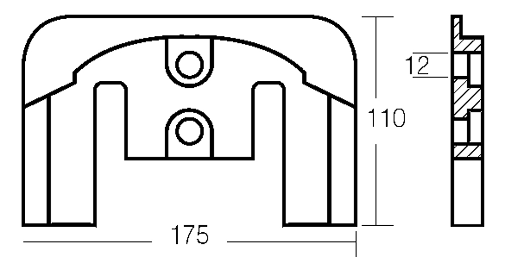 Tecnoseal Piastra Bravo I-Ii-Iii In Alluminio