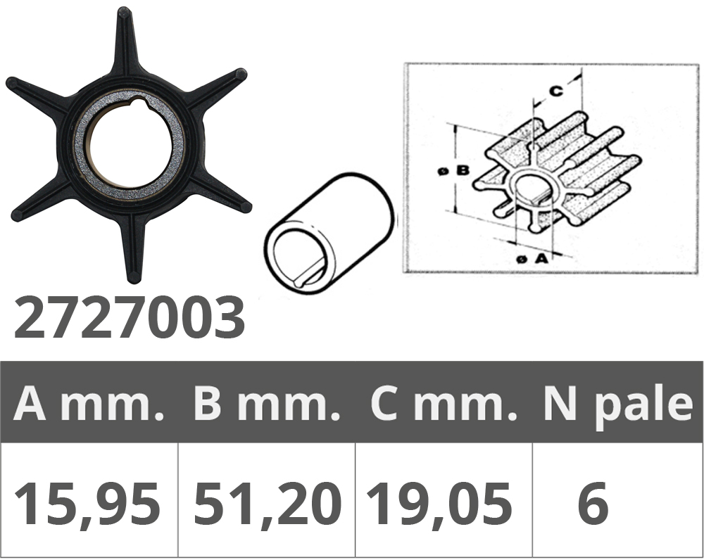 Finnord Girante Mercury 2t 20 Hp