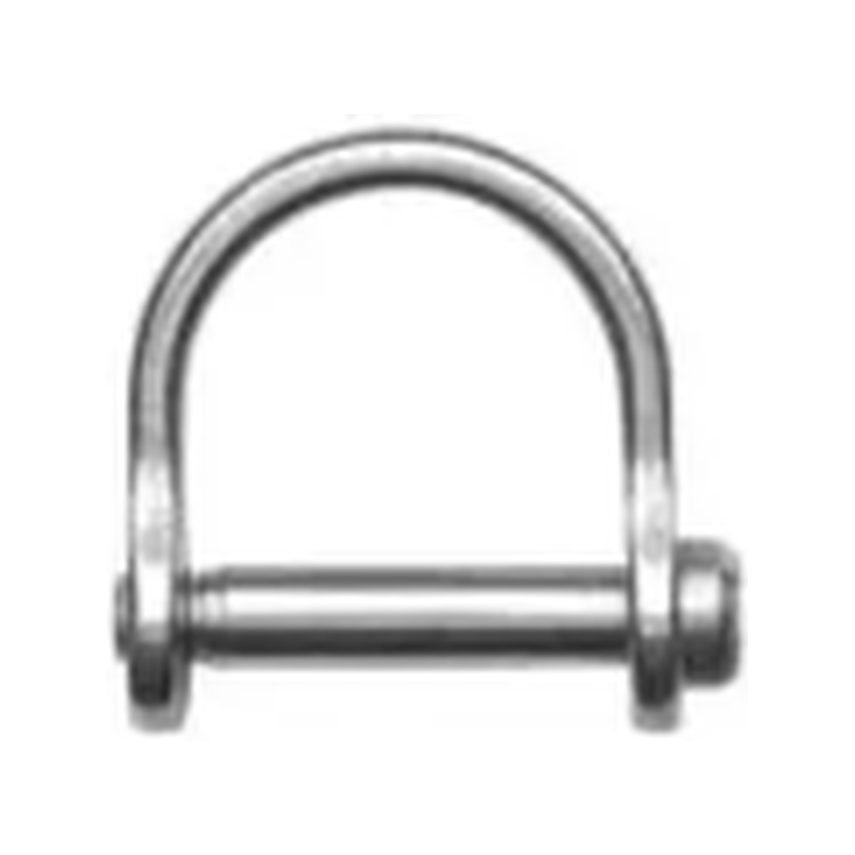 Ronstan grillo, D largo, perno Slotted 1/8', L:12mm, W:9mm