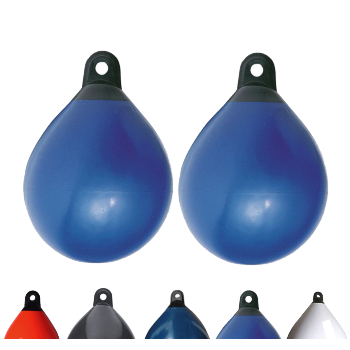 Set di 2 parabordi a sfera Majoni diametro 45 cm, blu