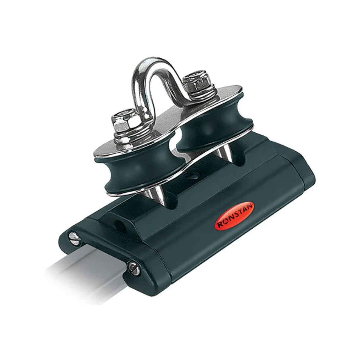 Ronstan S19 carrello traveller, 100mm, 2 pulegge di controllo orientabili