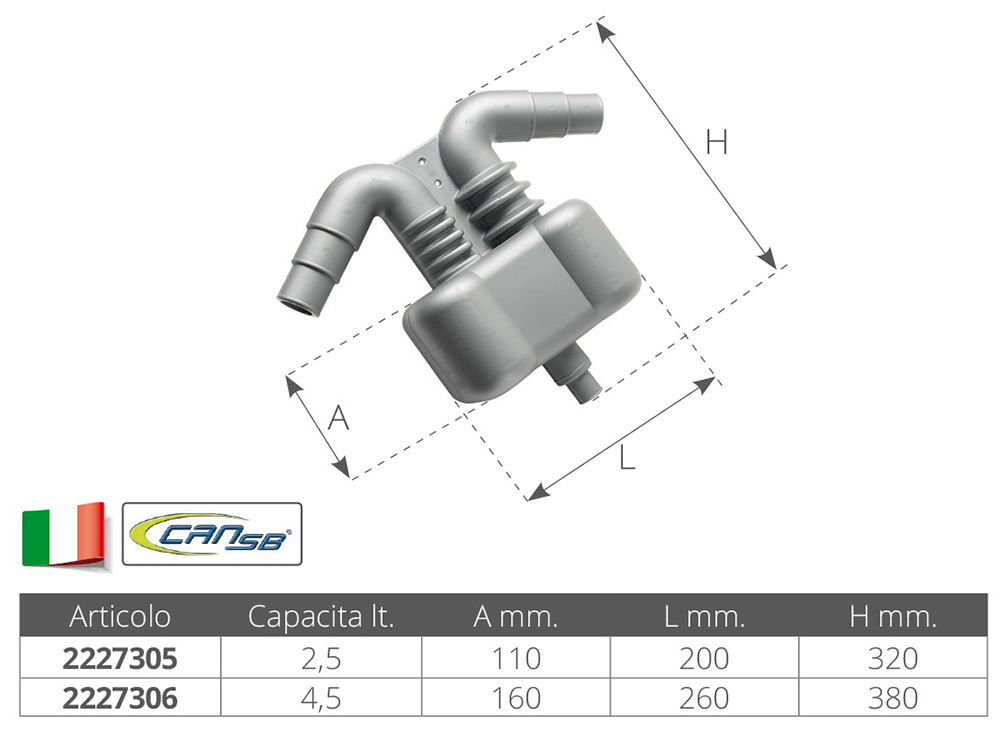 Can-Sb Marine Separatore Acqua/Gas
