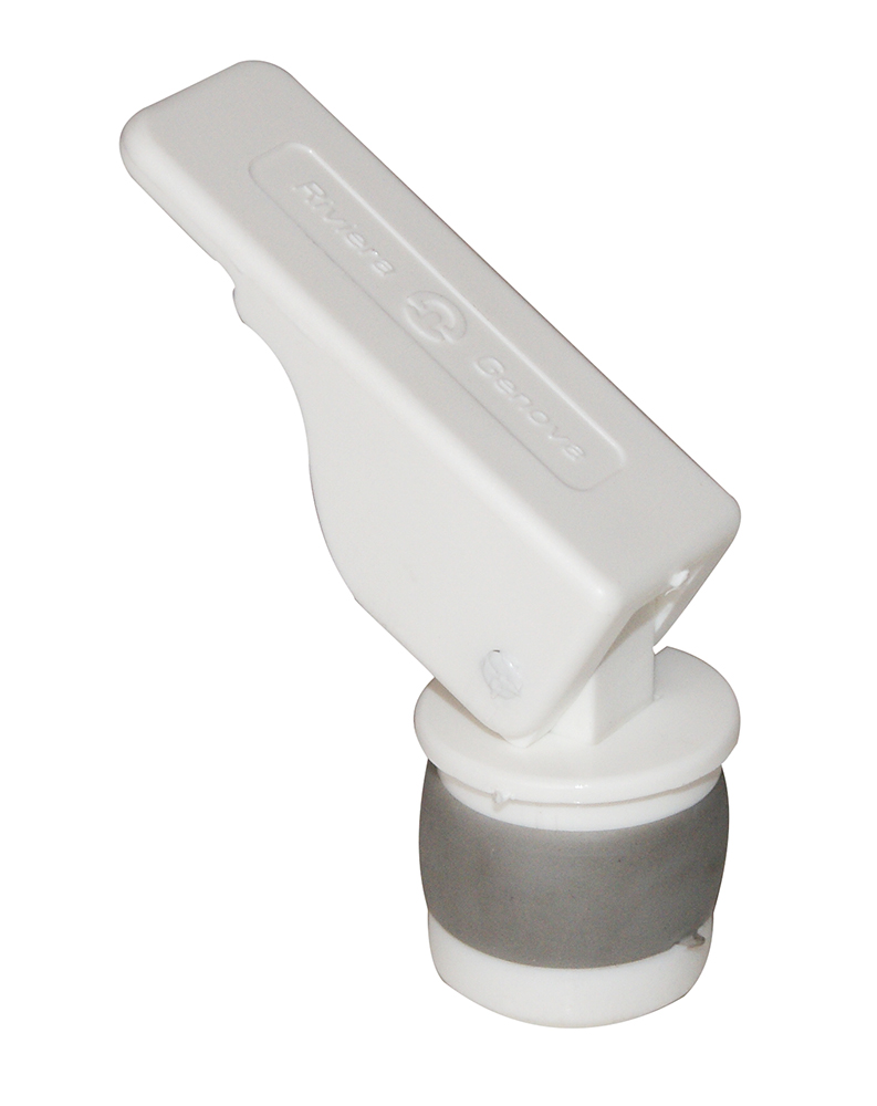 Riviera Tappo Esp. In Nylon Bianco Ømm.25