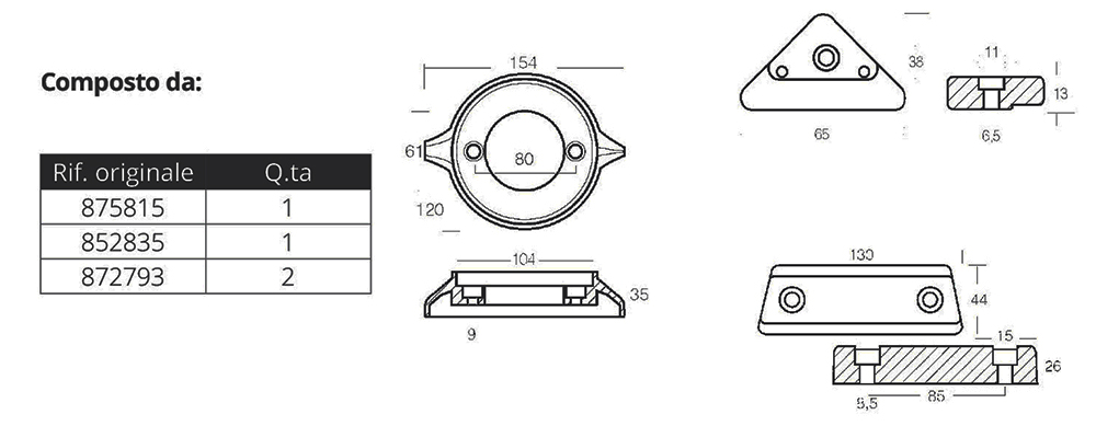 Tecnoseal Kit Alluminio Volvo 290 C