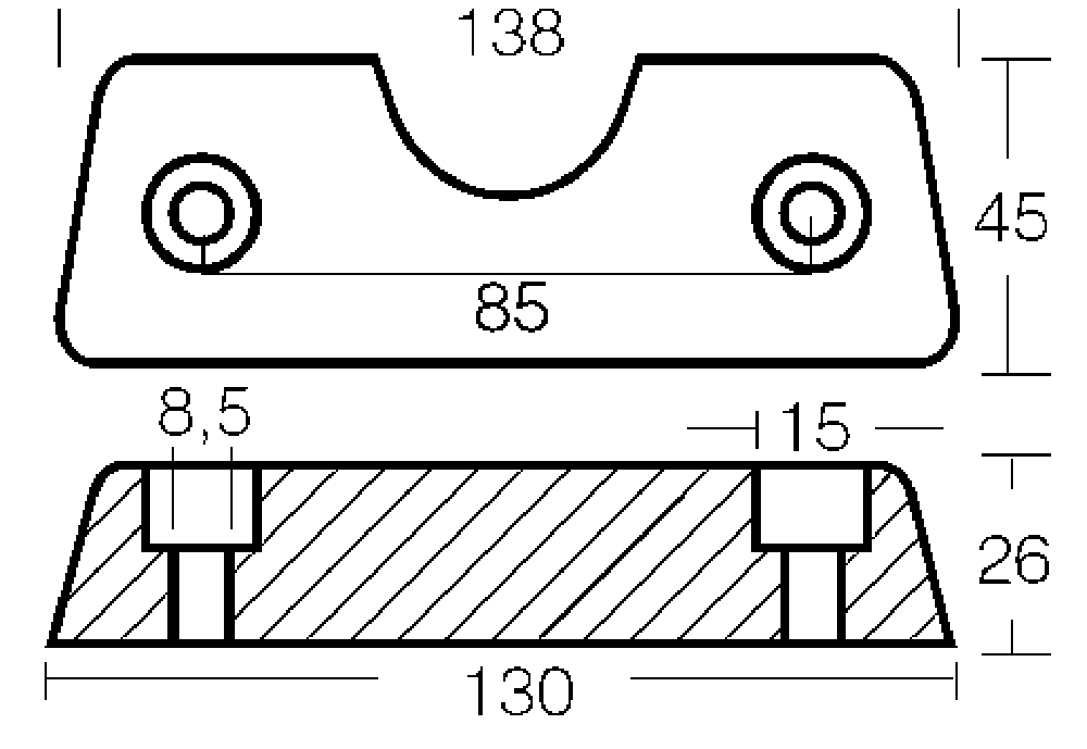 Tecnoseal Placca Dpx In Zinco