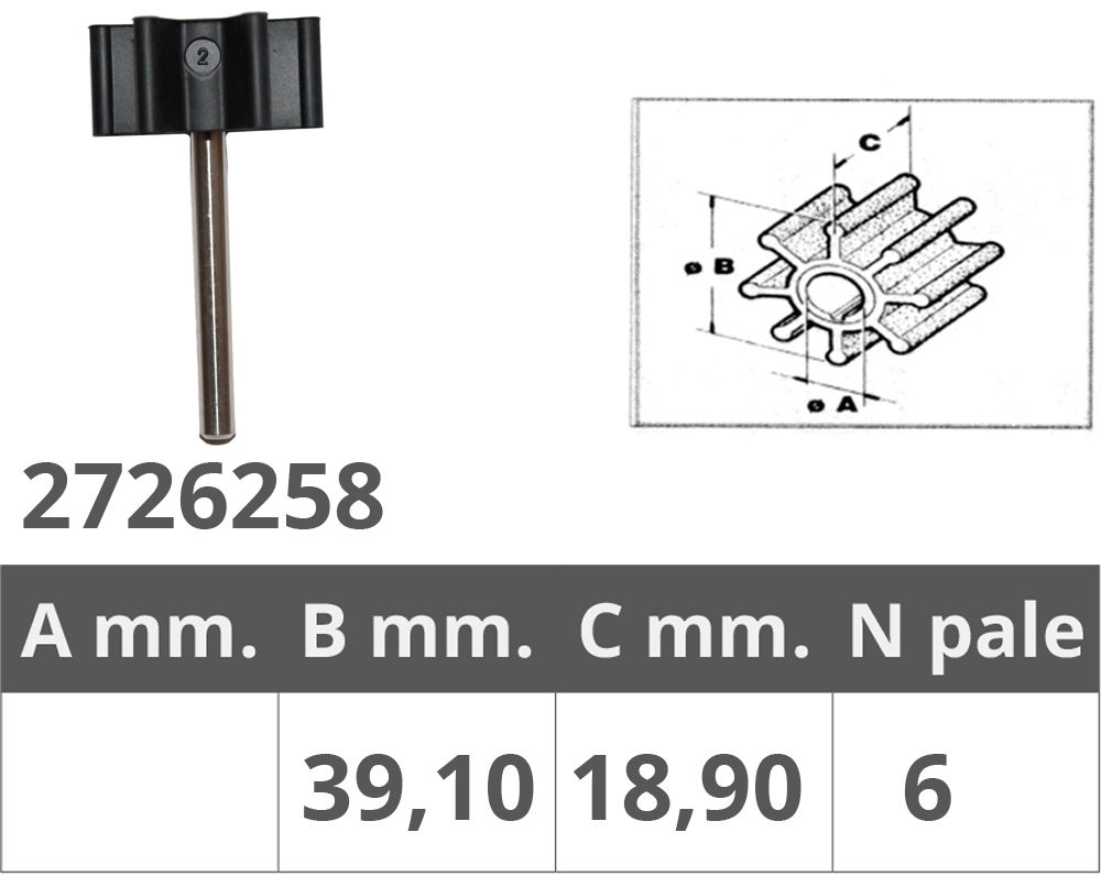 Finnord Girante Jabsco 17255-0003