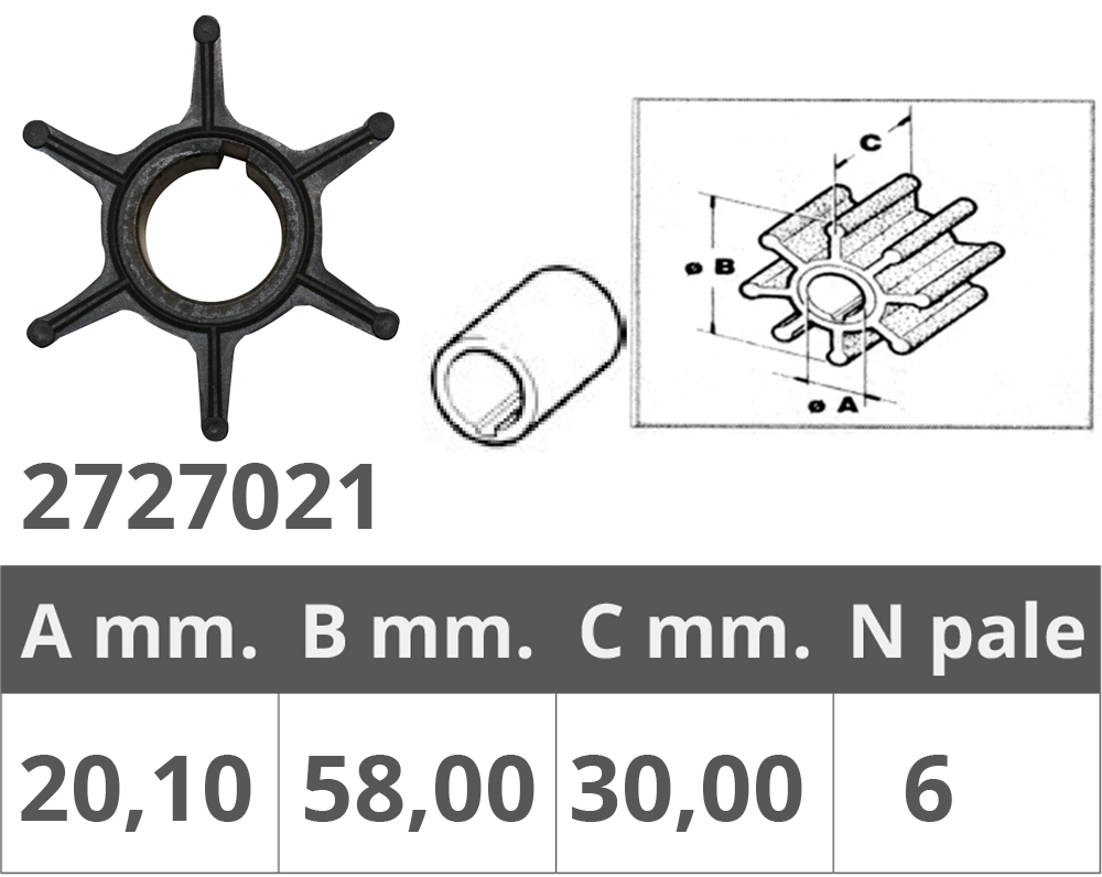 Finnord Girante Yamaha 2t 75-85-90 Hp