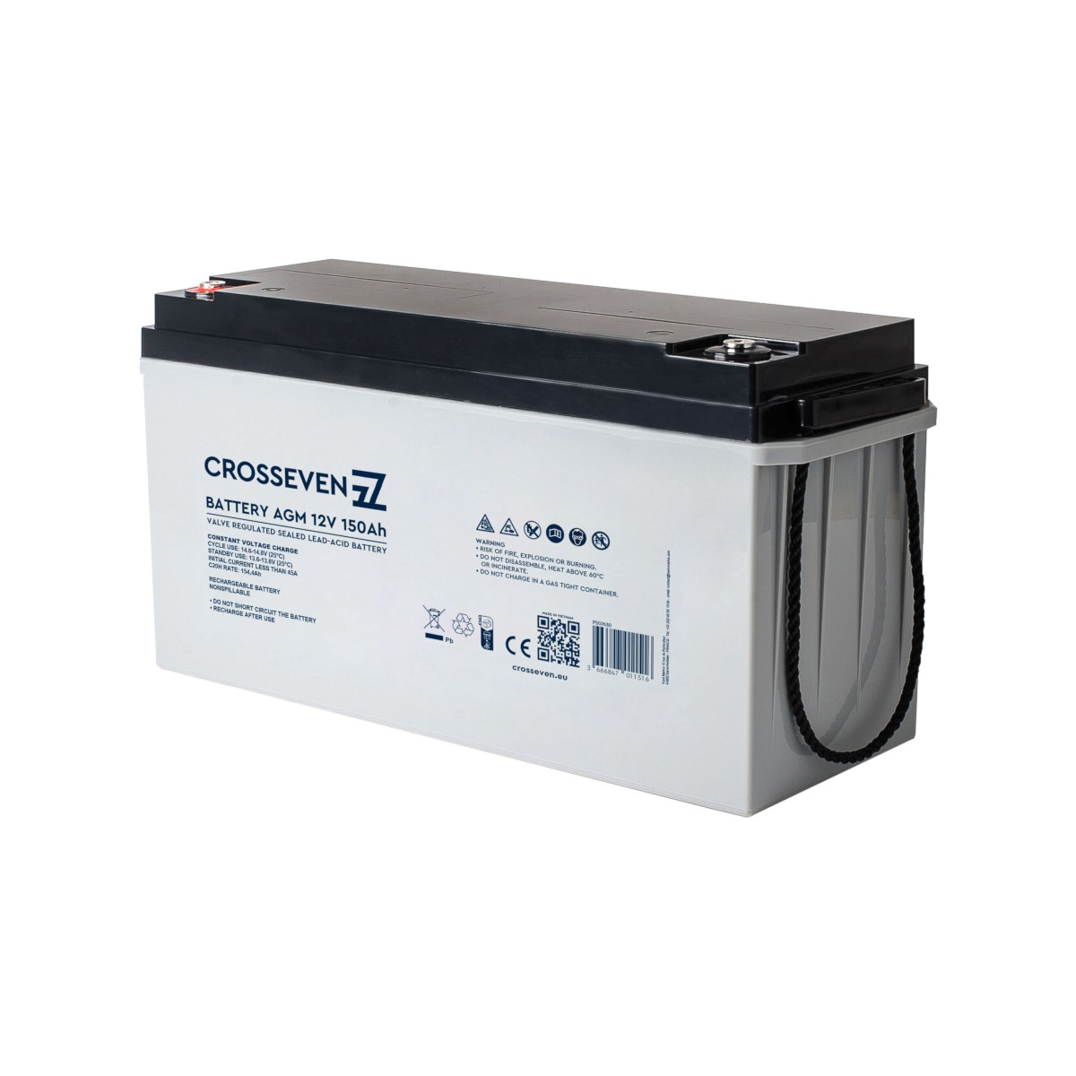 Crosseven Batteria AGM 12V 150Ah