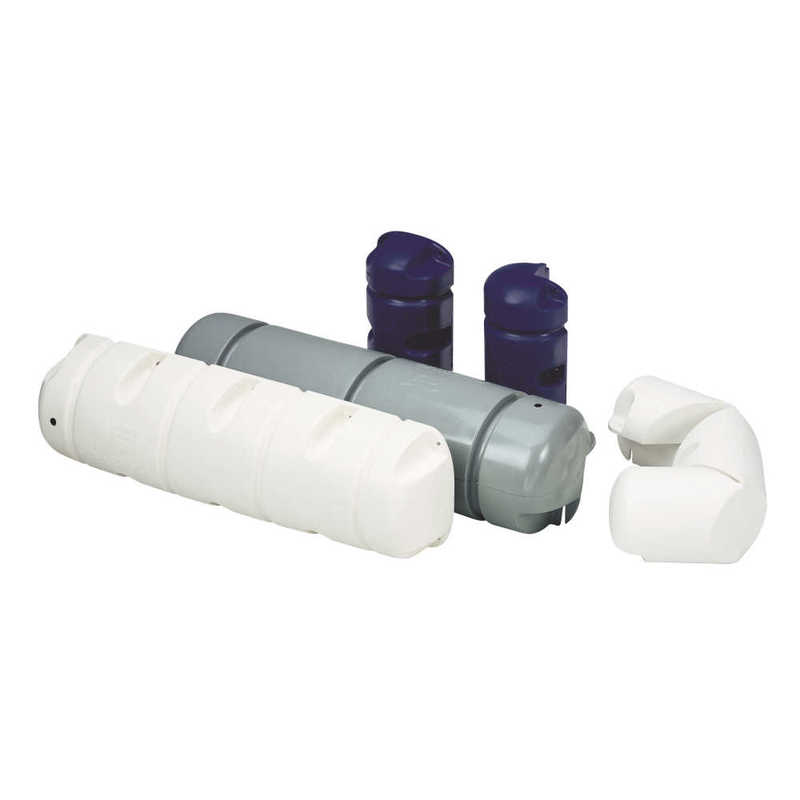 Plastimo Paraurti 3/4, schiumato, bianco, 25x90cm