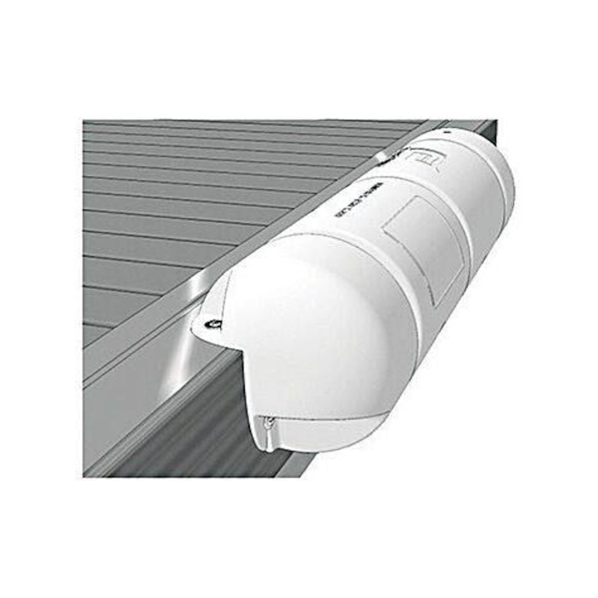 Plastimo Parabordo per banchina 1/2, standard, bianco, 25x90cm