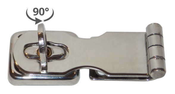 A.A.A. World-Wide Chiusura Con Portalucchetto  Inox