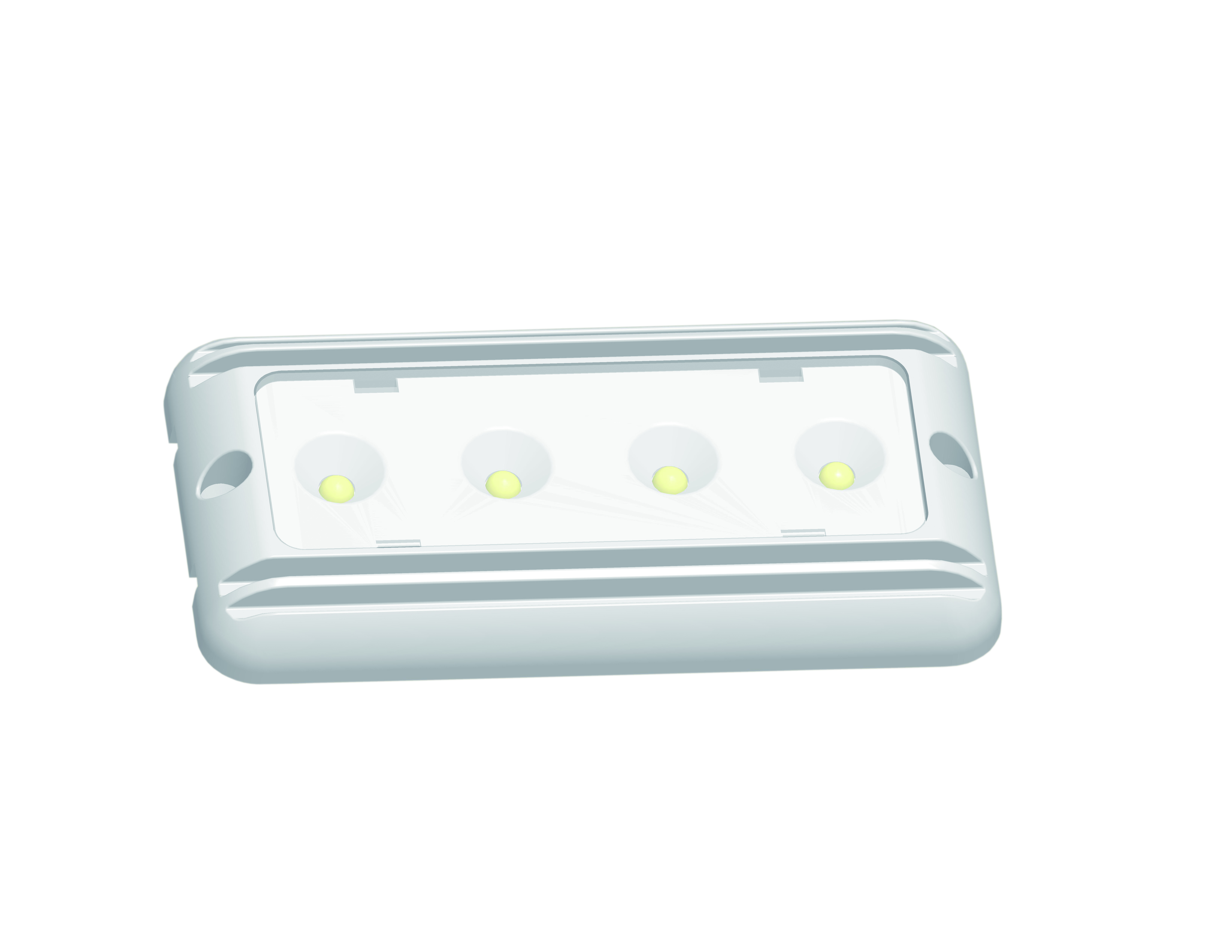 A.A.A. World-Wide Plafoniera In Alluminio A 4 Led