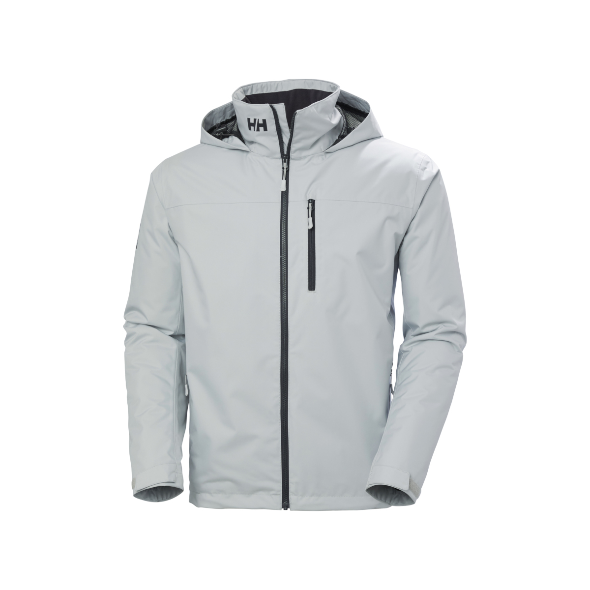 Helly Hansen Crew Hooded Giacca da vela Midlayer 2.0 da uomo grigia, taglia 2XL
