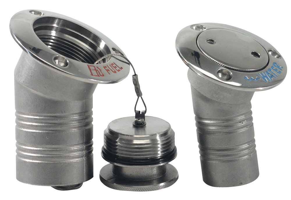 Marine Town Tappo Inox 316 Fuel Inclinato