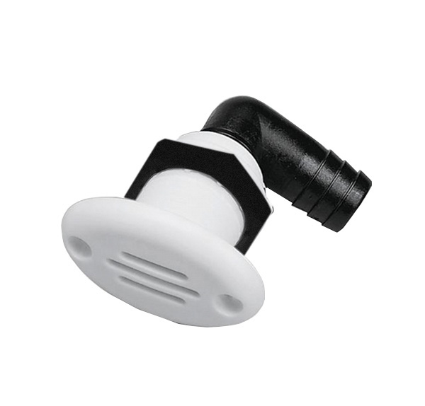 Nuova Rade Sfiato Nylon Bianco Ovale Curvo