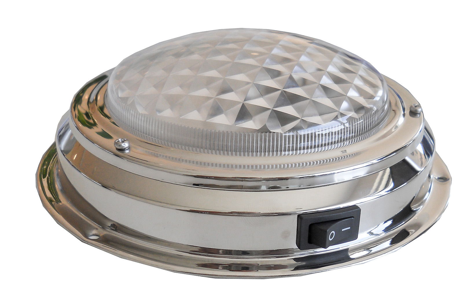 A.A.A. World-Wide Plafoniera Led Inox Ø Mm.168 X 46h